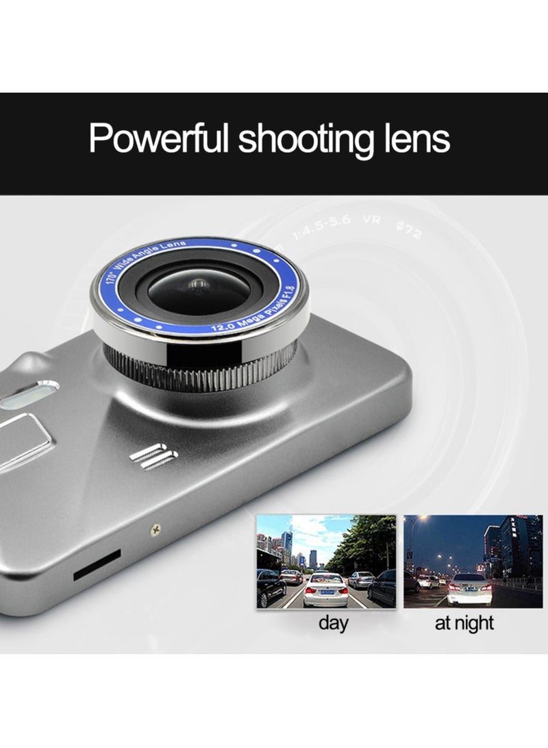 Generic 4 Inch HD 1080P DVR Dash Camera Touch Screen Driving Recorder Support Night Vision Loop Recording - Image 4