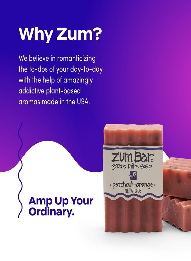 Indigo Wild Zum Goat's Milk Soap Bar - Bar Soap for Hands & Body Made with Essential Oils - 3 oz - Patchouli-Orange (6 Pack) - Image 4