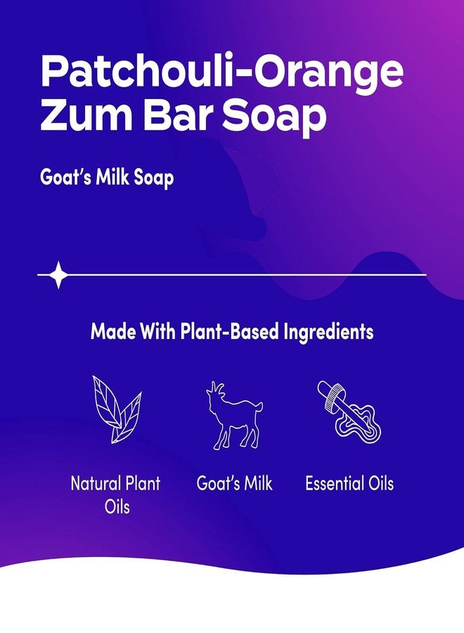 Indigo Wild Zum Goat's Milk Soap Bar - Bar Soap for Hands & Body Made with Essential Oils - 3 oz - Patchouli-Orange (6 Pack) - Image 2