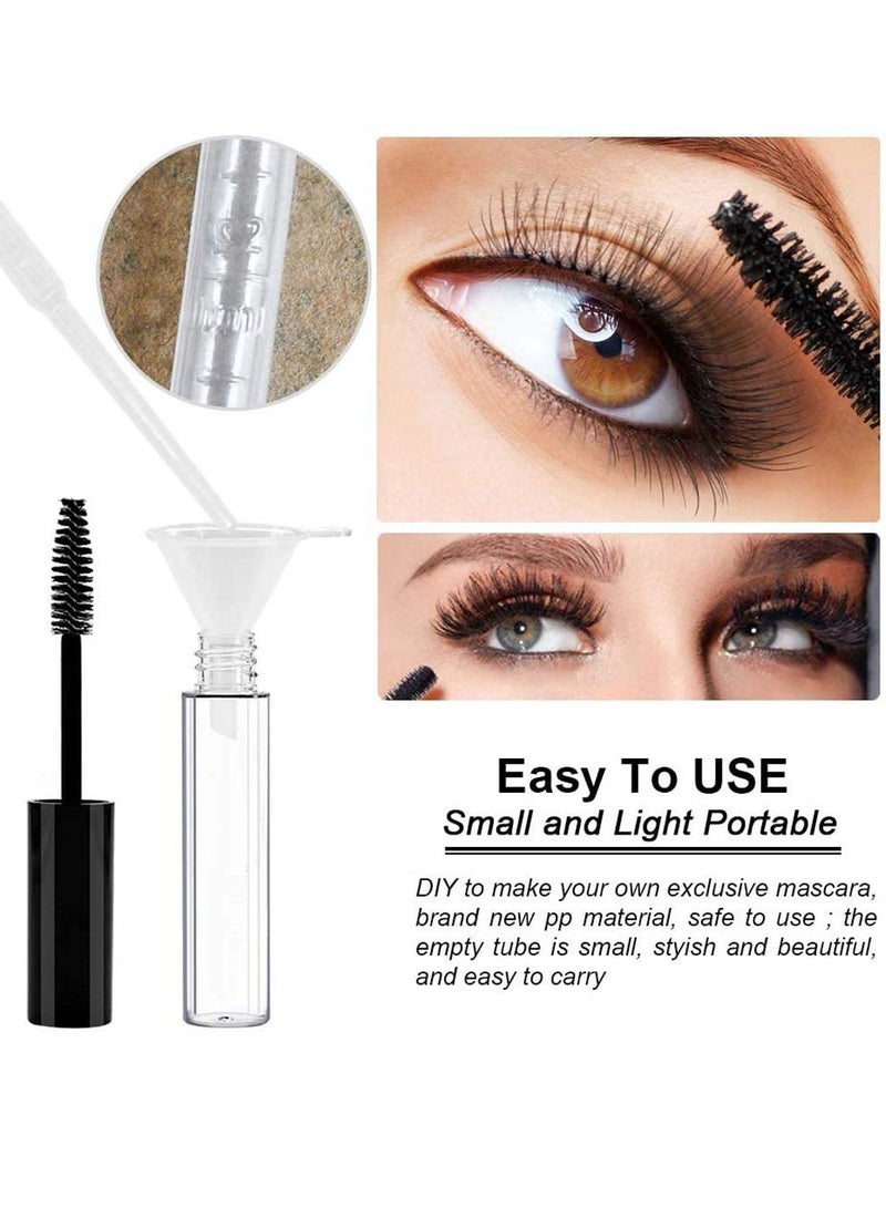 Bukela Empty Mascara Tube, 3ml Eyelash Cream Container Bottle with Eyelash Wand, Funnels and Transfer Pipettes, Ideal Kit for DIY Cosmetics for Castor Oil DIY Cosmetics (3 PCS) - Image 3