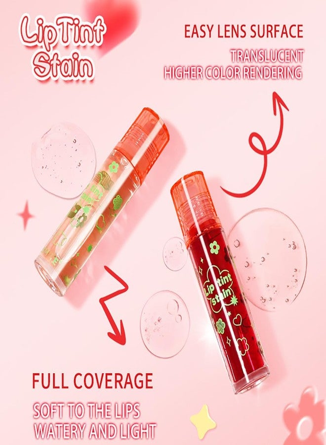 Tiejdhr 4PCS Rolling Ball Lip Oil Set, Long Lasting Hydrating & Moisturizing Lip Gloss Set for Kids Lip care, Transparent Lip Gloss for Dry and Chapped Lips (Set A, 0.16 Oz/Pcs) - Image 5