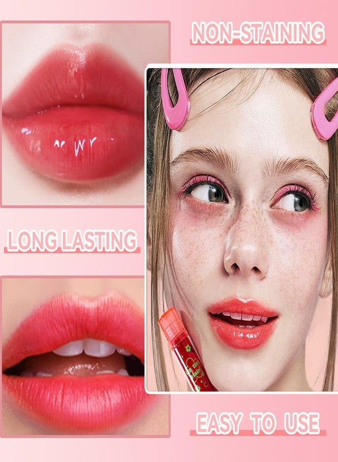 Tiejdhr 4PCS Rolling Ball Lip Oil Set, Long Lasting Hydrating & Moisturizing Lip Gloss Set for Kids Lip care, Transparent Lip Gloss for Dry and Chapped Lips (Set A, 0.16 Oz/Pcs) - Image 3