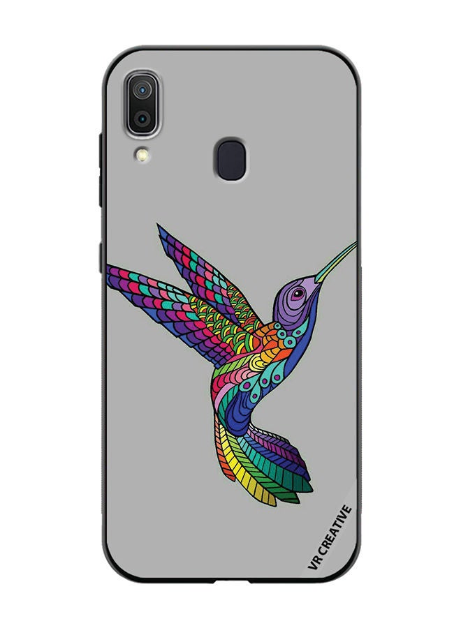 VR CREATIVE Protective Case Cover For Samsung Galaxy A30 Flying Bird Design Multicolour - Image 1