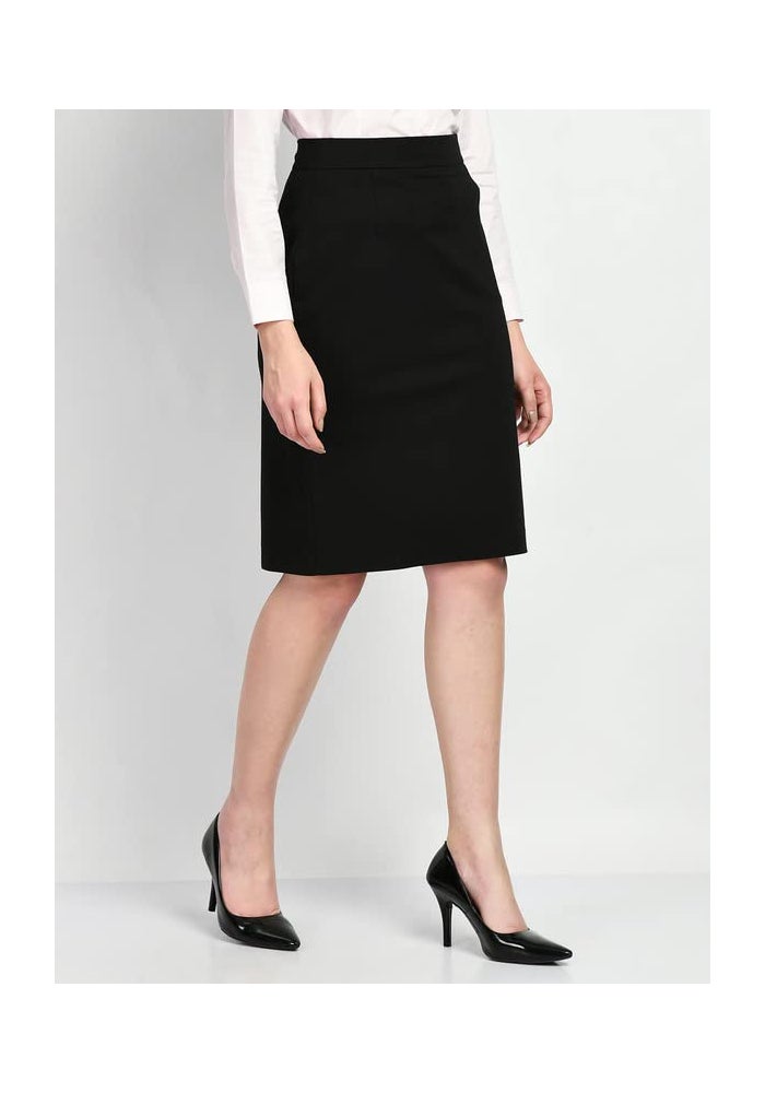 Exude تنورة قلمية سوداء للنساء - Image 3
