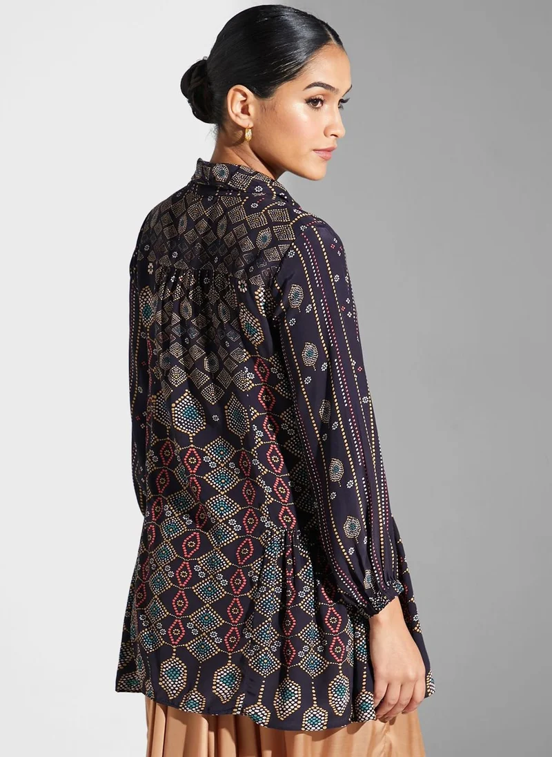 RITU KUMAR Printed Short Kurti