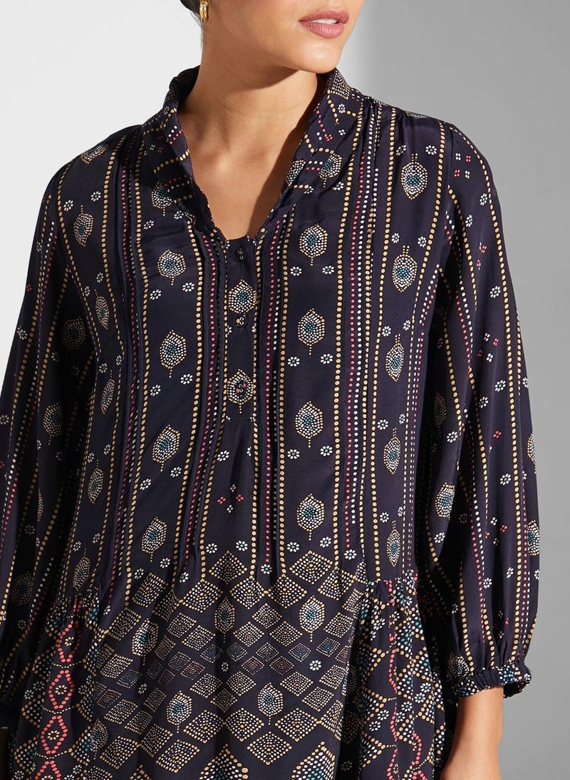RITU KUMAR Printed Short Kurti - Image 3