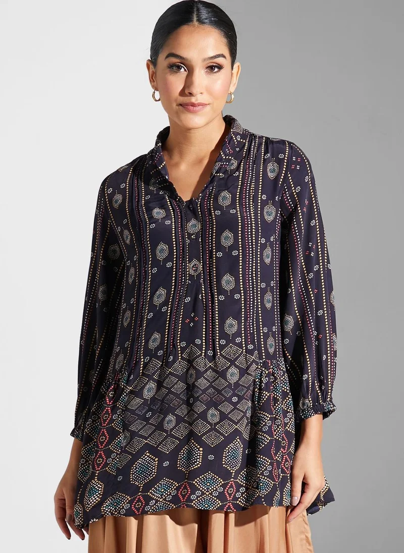 RITU KUMAR Printed Short Kurti