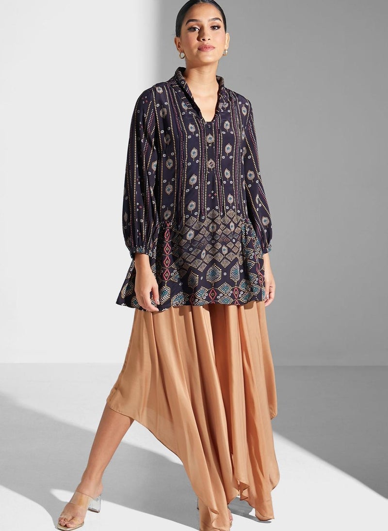 RITU KUMAR Printed Short Kurti - Image 4