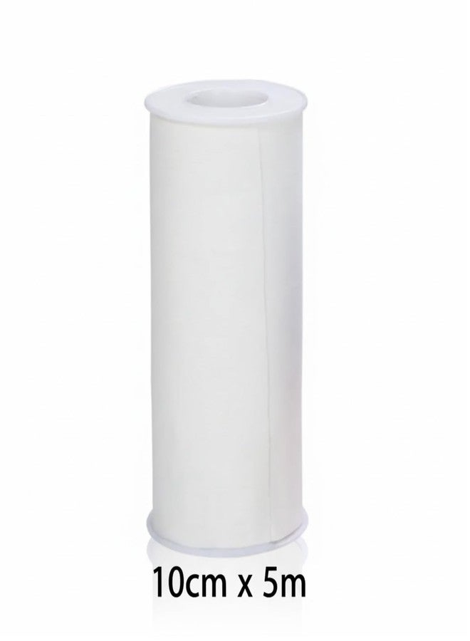 Rossify Adhesive Tape 10cm x 5m | Wide Medical Surgical Tape for Large Wound Dressing | Strong Adhesive, Breathable & Skin Friendly Bandage Fixation Roll for Hospitals & First Aid Use (3) - Image 3