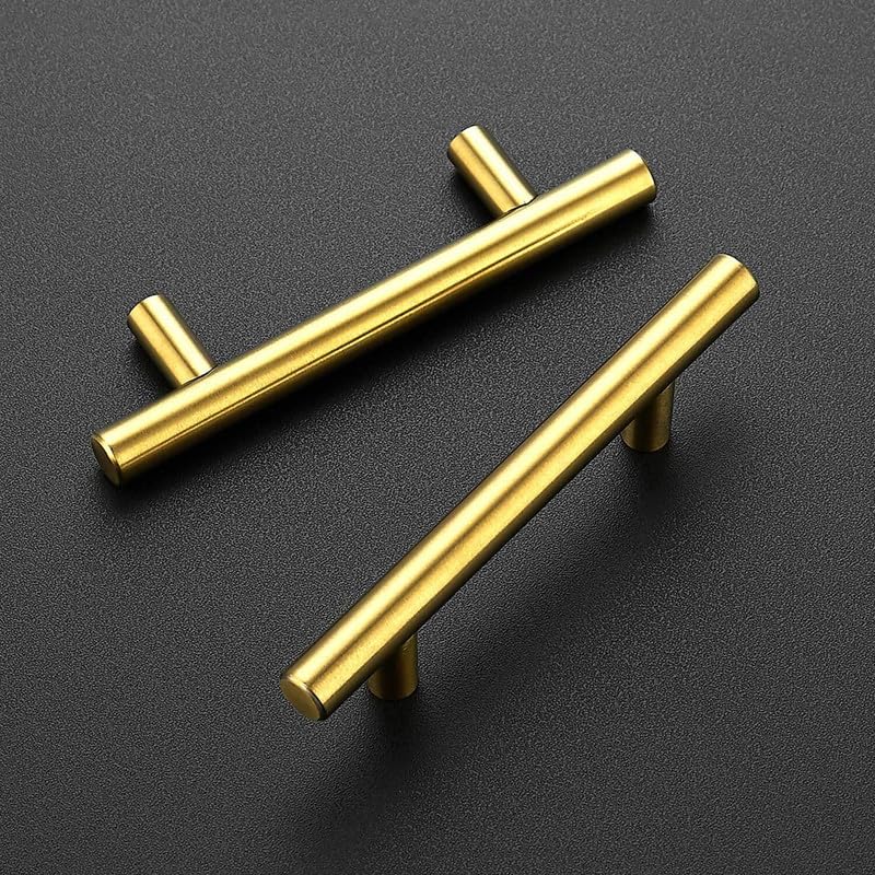 ELITONE 4 inch Stainless Steel Round H Type Cabinet Handle Pull for Kitchen and Wooden Furniture DoorsDrawersCupboardPack of 6Antique - Image 2