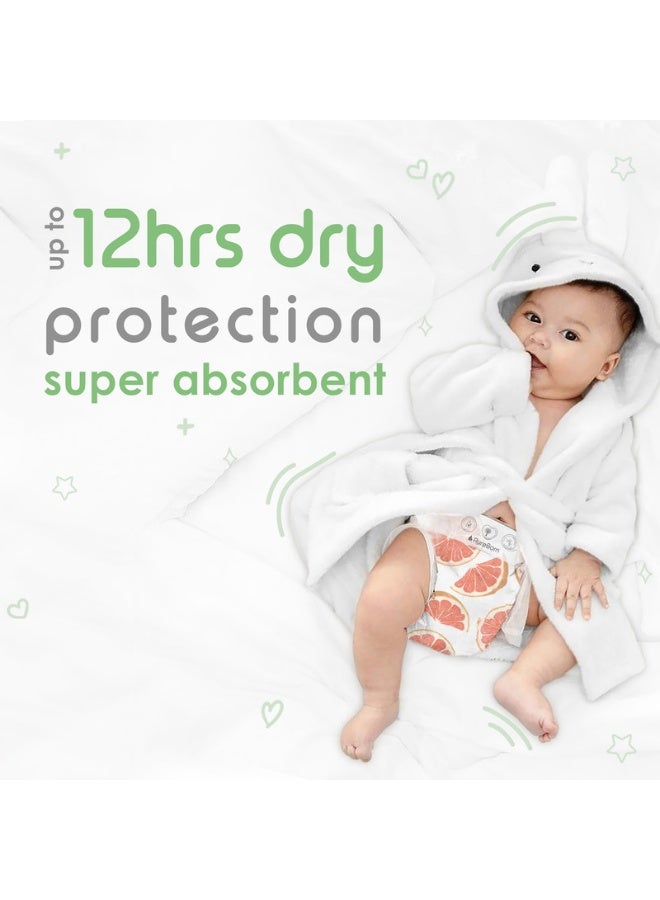 PureBorn Organic Bamboo Baby Diapers Size 6 (16-20kg) - Image 4