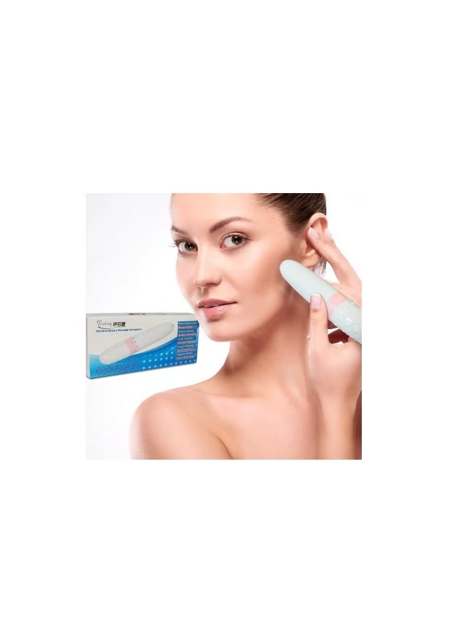 جهاز تدليك بالاهتزاز، يقلل التجاعيد والهالات السوداء والانتفاخات، علاج مغناطيسي بالاهتزاز ، تدليك نقطة الوخز بالإبر، سهل الاستخدام