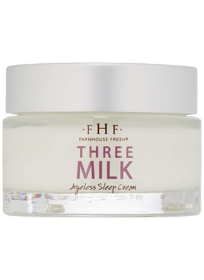 FarmHouse Fresh Three Milk Ageless Sleep Cream 1.7 Fl Oz  - Image 2