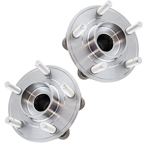 TRQ 2 Piece Rear Wheel Bearing & Hub Assembly Set Compatible with 2014-2020 Ford Fusion 2019-2020 Police Responder Hybrid SSV Plug-in Hybrid 2014-2016 Lincoln MKZ - Image 1