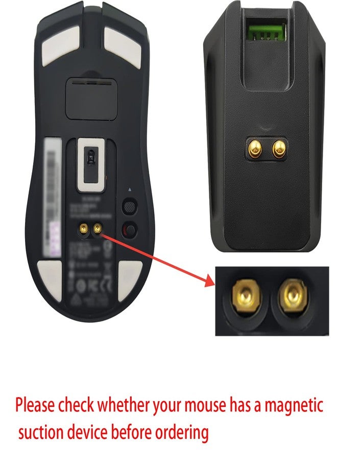 REEYEAR Charging Dock with 4.9Ft USB Charging Cable Fits for Razer Naga Pro/DeathAdder/Basilisk/Viper Ultimate Gaming Mouse,Magnetic Dock with Charge Status Indicator and Anti-Slip Sticker - Image 5