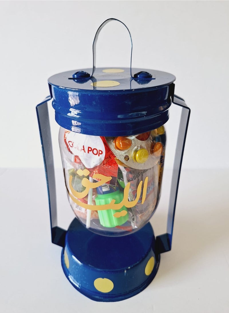 Al Zaabiah Dark Blue Color Fanous AlLealah 25cm x 13cm - Image 5