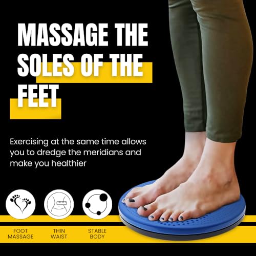 PRO365 Waist Disc Acupressure With Magnets Reflexology Slimming Abdominal 2 in 1 tummy twister Yellow With Pushup Board Combo Ab Exerciser - Image 3
