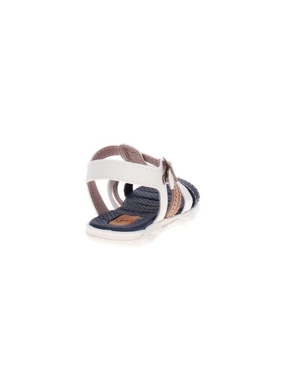 موليكينهو Molekinho Infant Boys Sandals With Back Strap Off White | Made In Brazil