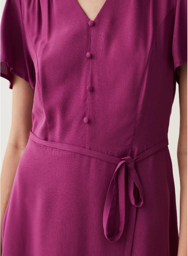 Ovs Belted A-Line Dress