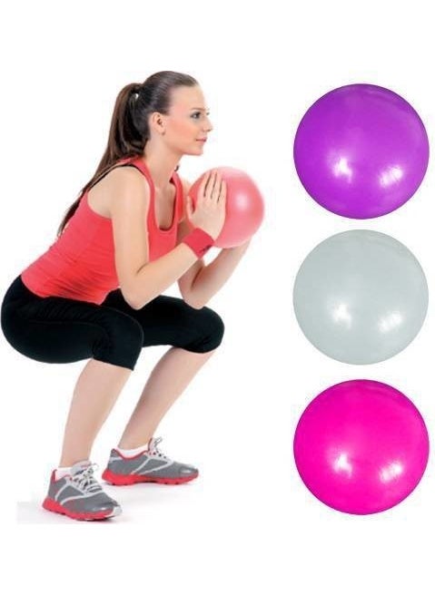 Clifton Pilates Ball 25 cm Deluxe Pilates Ball + Pump (Pink)  - Image 2