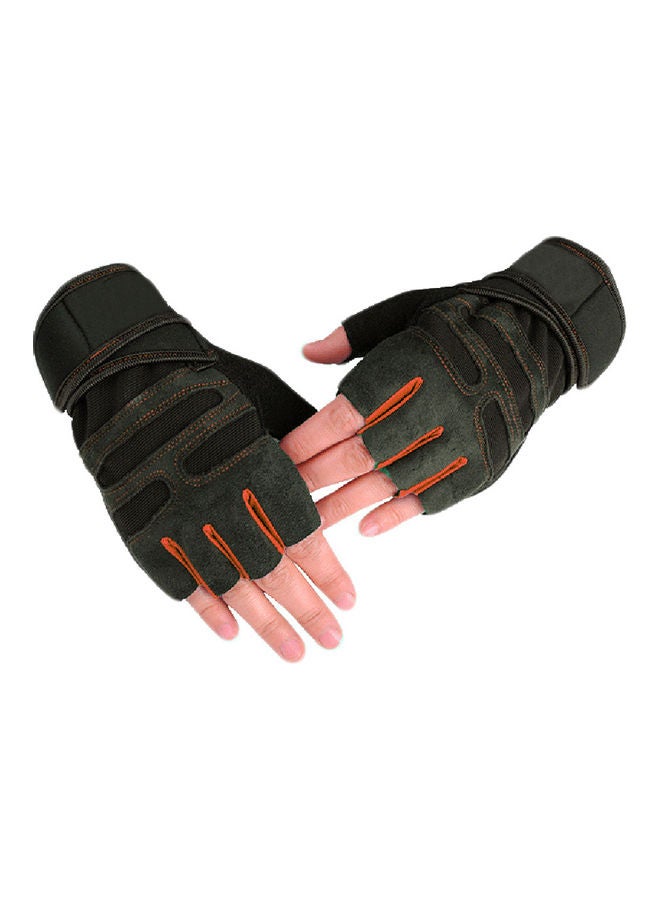 NIBEMINENT Sport Dumbbell Fitness Breathable Anti-slip Half Finger Protection Unisex Gloves 20*10*20cm  - Image 5