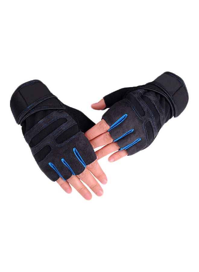 NIBEMINENT Sport Dumbbell Fitness Breathable Anti-slip Half Finger Protection Unisex Gloves 20*10*20cm  - Image 4