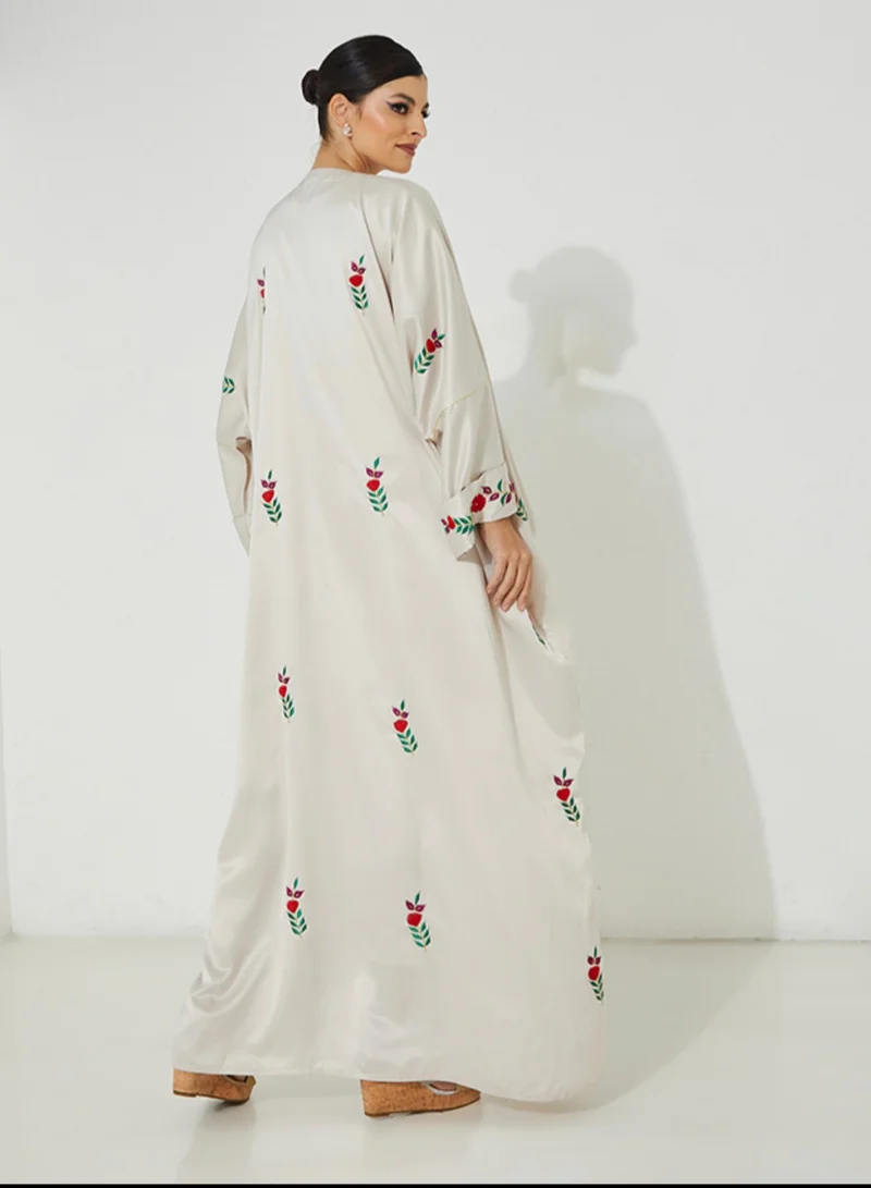 Rosette Abaya Bisht R Flora