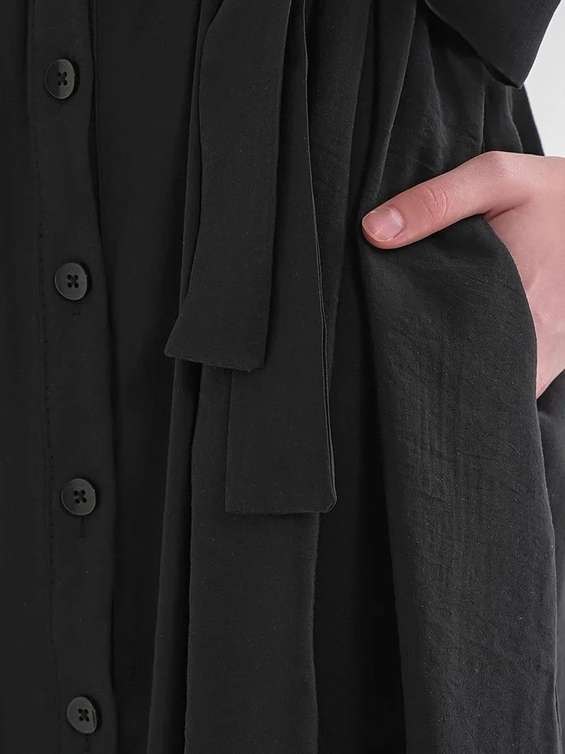 MixRay Mixray Belted Shirt Dress