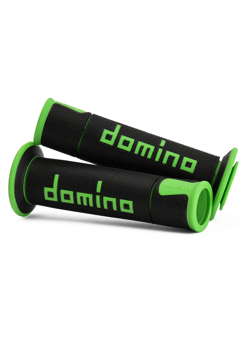 Domino Racing A450 On-Road Racing Grips – Black/Green