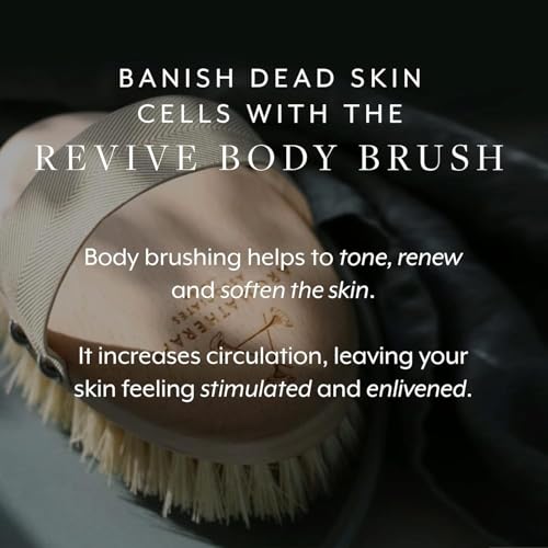 Aromatherapy Associates Revive Body Brush, Natural Dry Brush for Exfoliating Skin, Boost Circulation & Lymphatic Drainage, Anti-Cellulite Body Scrub Brush, 1 Count - Image 2
