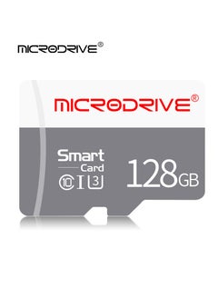 MicroDrive 128GB Ultra MicroSDXC Card, Memory Card A1, U3, C10, V30, 4K, UHS-I speeds up to 100/30MB/s (R/W), MicroSD card for cell phones, camcorders, car recorders, surveillance devices, tablets and more  - Image 1