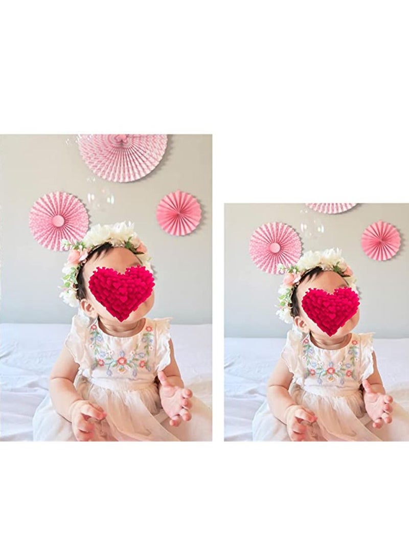 سيوسي 1 قطعة غطاء رأس إكليل من الزهور ، عصابة رأس على شكل تاج من الزهور للنساء - Image 3