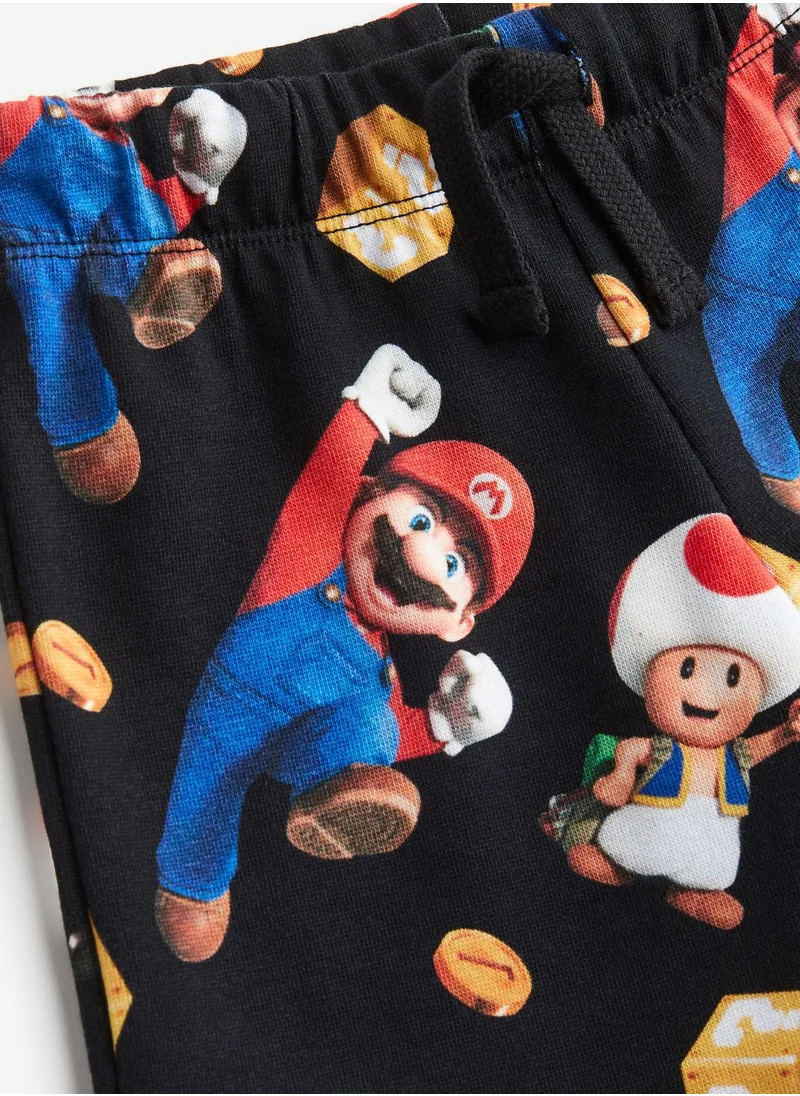 H&M Kids Graphic Printed Pull-On Shorts