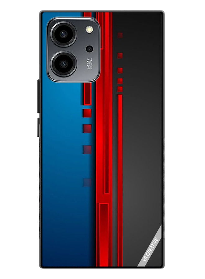 VR CREATIVE Protective Case Cover For Honor 80 SE Abstract Design Multicolour - Image 1