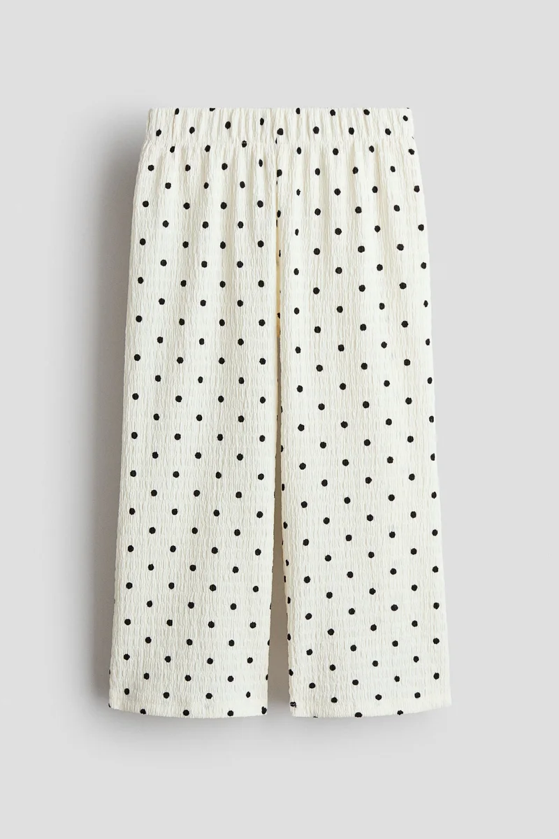 H&M Wide crinkled trousers
