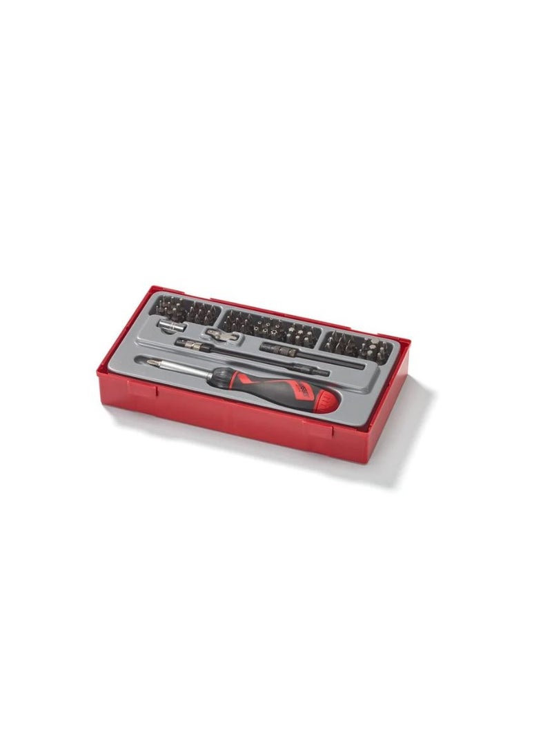TENGTOOLS Ratcheting Screwdriver Bit Set 74 Pieces TT1 – TTMD74 by Teng Tools - Image 2