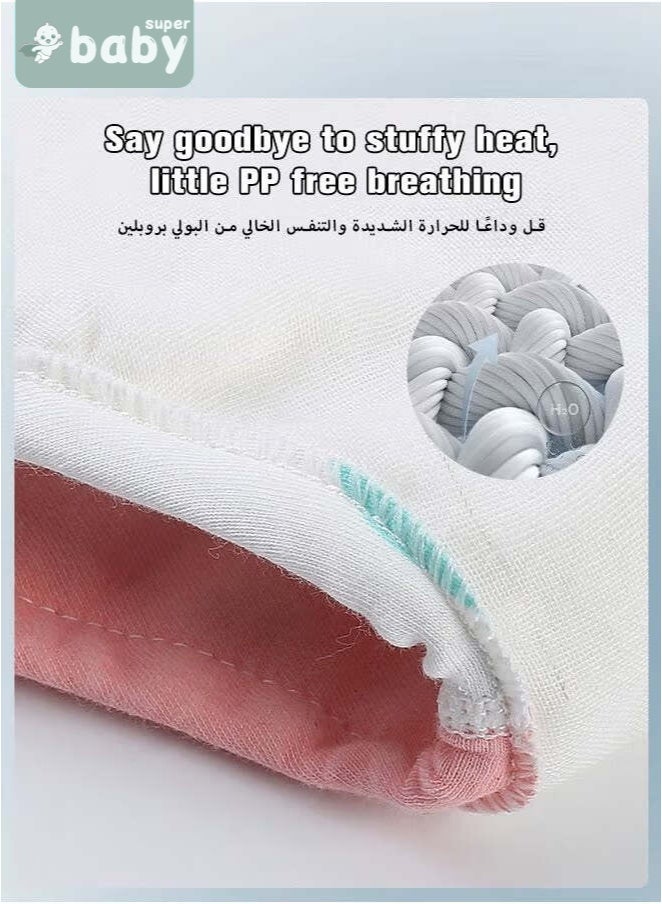SuperBaby 4 Piece Potty Training Underwear, 6 Layers Breathable Cotton Absorbent Trainer Pants for Toddler Baby Boys Girls Waterproof - Image 4