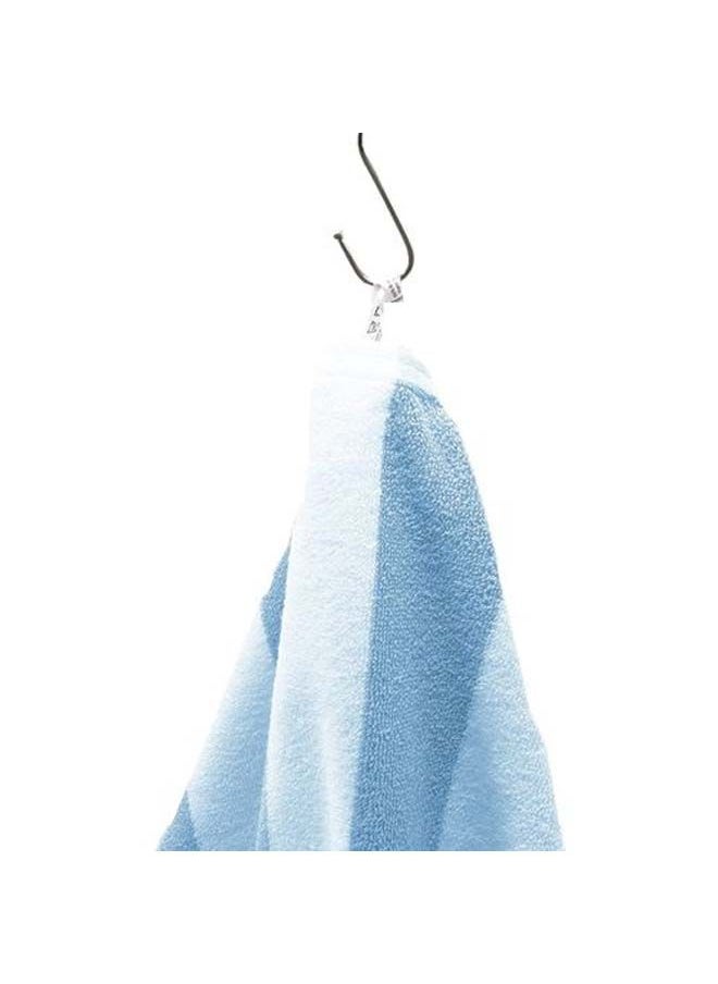 SIGNOOLA - Signoola 2 Kids Beach towels 50 x 100 cm Light Blue Stripes, 100% cotton. - Image 1