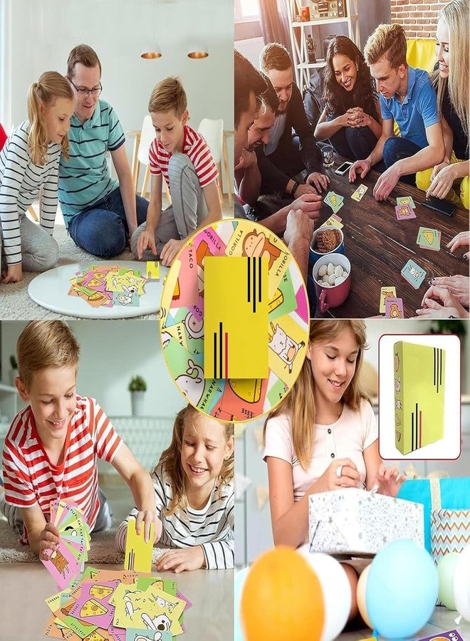 DIGIVEENAL Family Board Games for Adults and Kids - Ages 14 and up, 2 to 8 Players (Taco Cat Goat Cheese Pizza Card Game) - Image 3