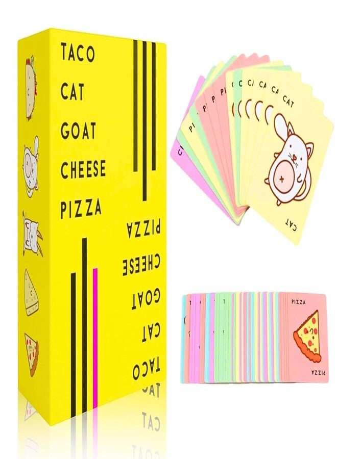 DIGIVEENAL Family Board Games for Adults and Kids - Ages 14 and up, 2 to 8 Players (Taco Cat Goat Cheese Pizza Card Game) - Image 1