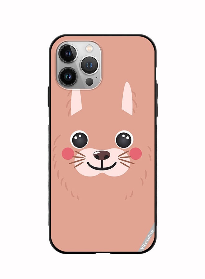 VR CREATIVE Protective Case Cover For Apple iPhone 11 Pro Max Lama Cartoon Face Design Multicolour - Image 1