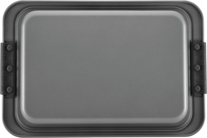 Anolon Advanced Nonstick Baking Pan With Lid / Nonstick Cake Pan With Lid, Rectangle - 9 Inch x 13 Inch, Gray - Image 5