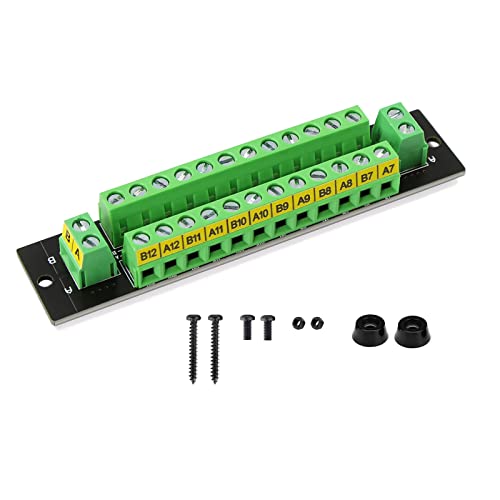 Evemodel 1pc 10 Amp 1X 12 Position Power Distribution Board 2 Inputs 2 x 13 Outputs for DC AC - Image 1