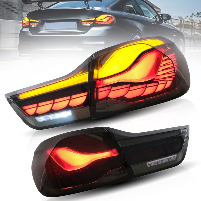 VLAND Taillight Fit For BMW 4 SeriesF32 F33 F36 20142020 BMW M4GTS F82 F83 SedanCoupeConvertible Smoked