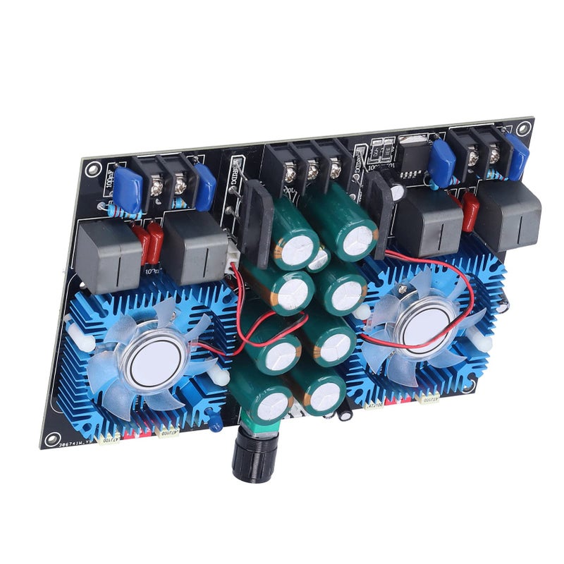 2 Channel 420W Digital Amplifier Board Module with Cooling Fan TDA8954TH Chip - Image 4