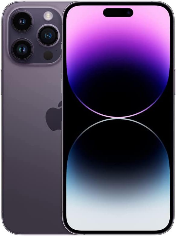 ABUSVEX Original Back Glass Replacement for iPhone 14 Pro Max All Carriers with Pre-Installed Adhesive and Repair 14 Pro Max Tool (Deep Purple) - Image 1