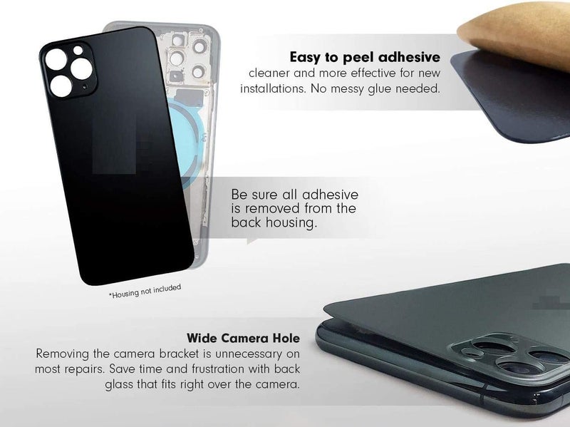 ABUSVEX Original Back Glass Replacement for iPhone 14 Pro Max All Carriers with Pre-Installed Adhesive and Repair 14 Pro Max Tool (Deep Purple) - Image 5