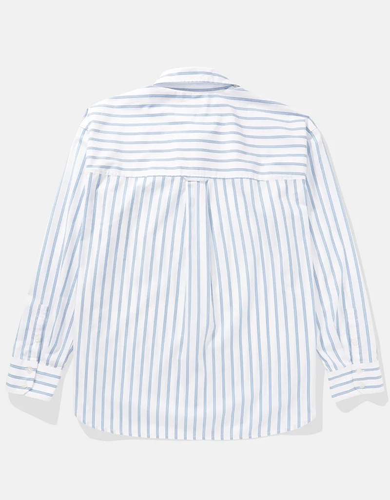 امريكان ايجل Striped Long Sleeve Button Down Shirt
