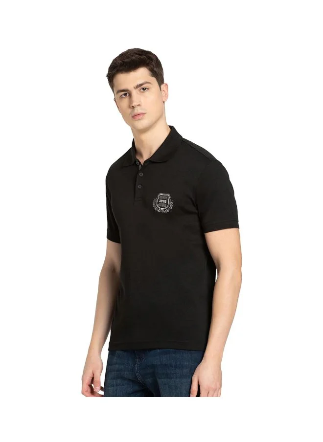 جوكي Jockey 3911 Men Super Combed Cotton Rich Solid Half Sleeve Polo T Shirt