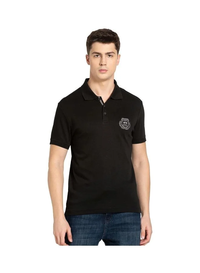3911 Men Super Combed Cotton Rich Solid Half Sleeve Polo T Shirt